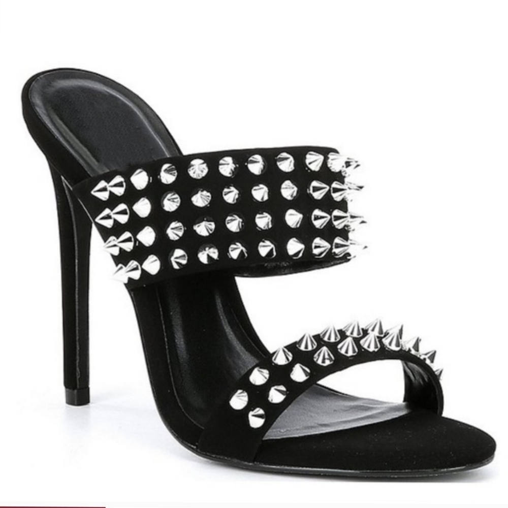 BELLA Radar Spiked Stiletto Mules shoesY - Picture 8 of 9